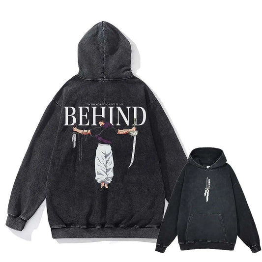 Jujutsu Kaisen Toji The Unseen Predator Oversized Vintage Hoodie