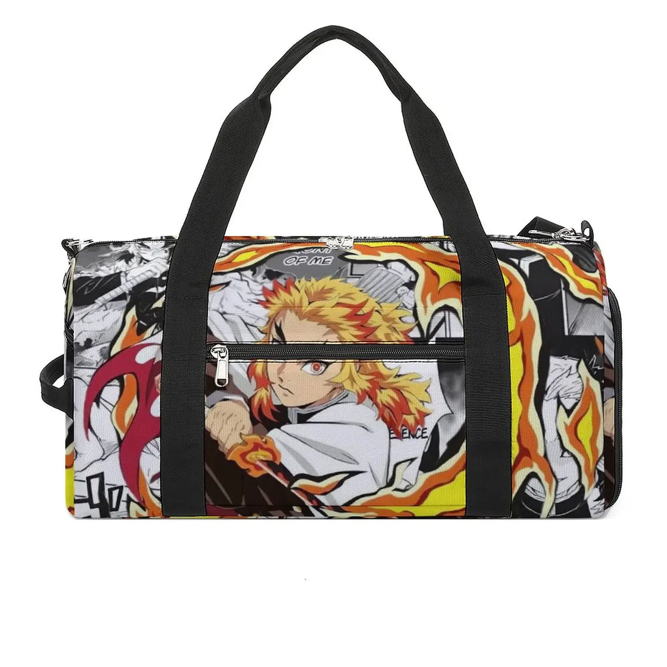 Demon Slayer Flame's Heart Gym Duffle Bag